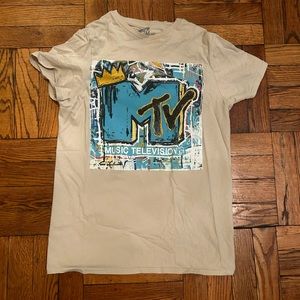 Vintage Music TV printed tee